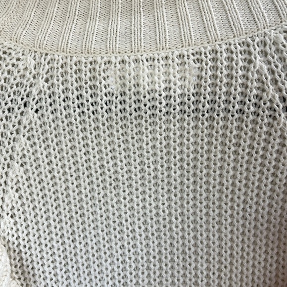 NWT Prologue Womens Sweater Cottage Core Creamy Ivory Ruffly women’s Sz XXL - Picture 8 of 9